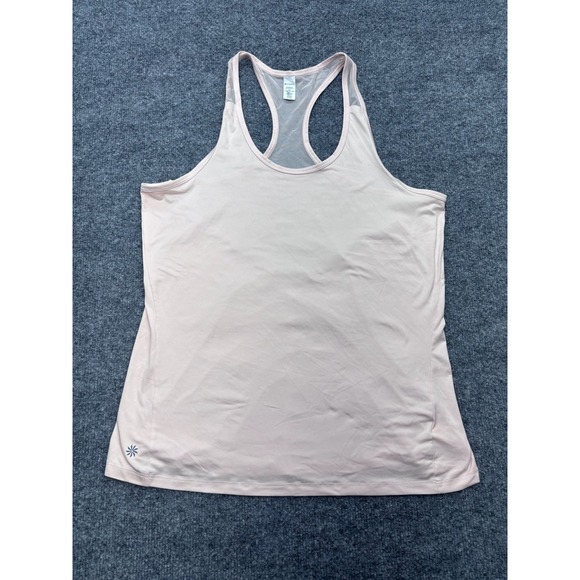 Athleta Tops - Athleta Womens Pink Mesh Racerback Performance Workout Tank Top Medium RN 54023